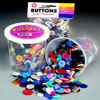 Bucket O' Buttons 16 Oz.-Assorted Colors & Sizes