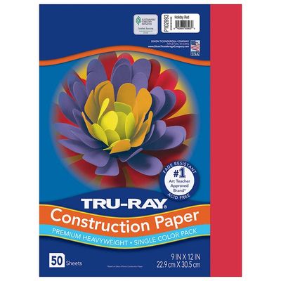 17 Pack PACON CORPORATION TRU-RAY CONSTRUCTION PAPER 9 X 12