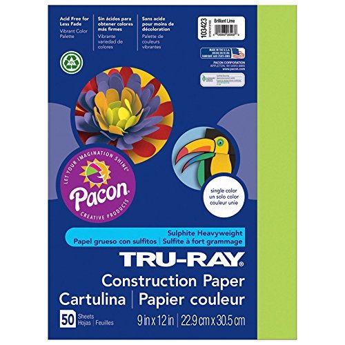 17 Pack PACON CORPORATION TRURAY 9X12 BR LIME 50-50