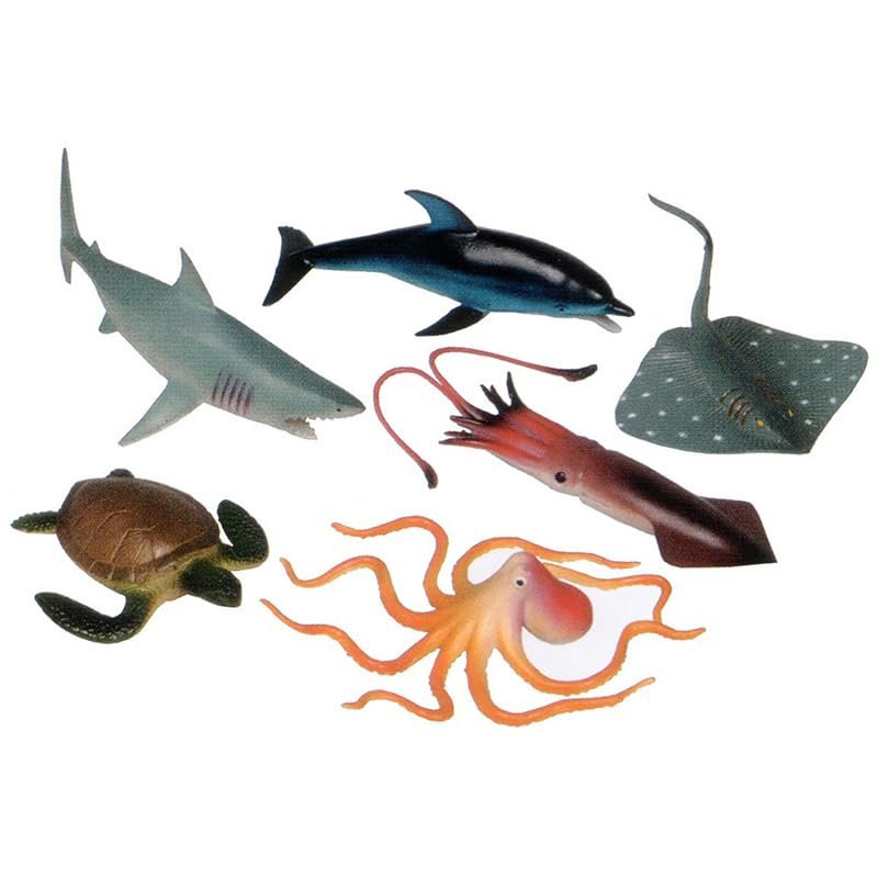4 Pack GET READY KIDS FORMERLY MT&B OCEAN ANIMAL PLAYSET