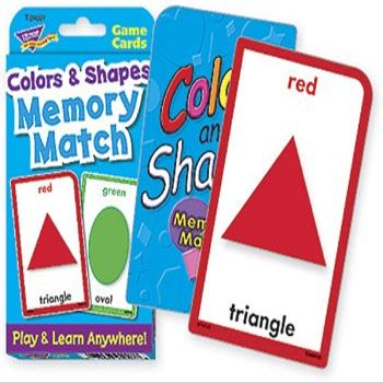 Challenge Cards Colors And Shape Learning Materials Games T-24007 Trend Enterprises Inc.