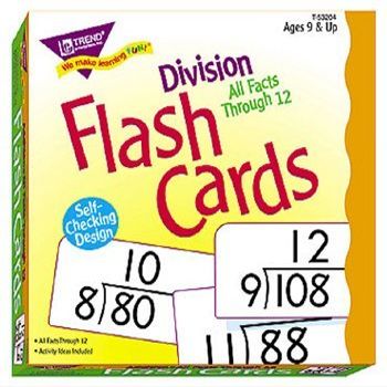 5 Pack TREND ENTERPRISES INC. FLASH CARDS ALL FACTS 156/BOX 0-12