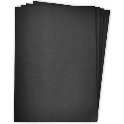 A2 Recycled Black Sugar Paper 100gsm 50 Sheets by BCreative 