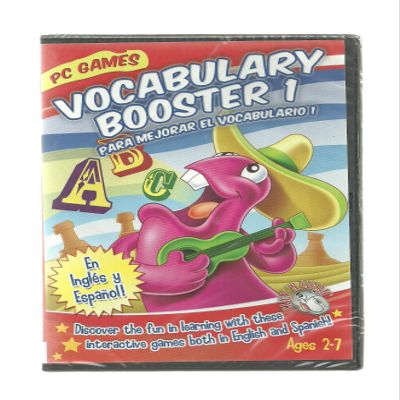 Digiview Entertainment Click 'N Learn PC Games Vocabulary Booster 1 Ages 2-7 English & Spanish
