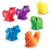Learning Resources Jumbo Farm Counters, Farm Animals - 30 Pieces, Ages 18+ months Toddler Learning Toys, Preschool Toys, 5 Animals in 6 Colors view 2