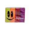 Van Aken International  Claytoon  Non-Hardening Modeling Clay  VA18157  Hot  Yellow, neon Orange, red, Magenta  1 Pound Set (4-1/4 Pound Bars)  claymation, Gluten-Free, Non-Toxic view 1