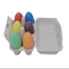 Bright Ideas PK06 7cm Egg Shaped Chalks, Bright Coloured Playground Chalk for Children, Bright Washable Sidewalk, Pavement, Blackboard Chalk 6 Assorted Colours, Assorted Chalks. BI7981. view 2