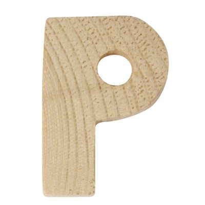 RAYHER 6214800 5X1 CM Wooden Letters P