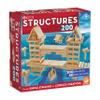 KEVA Structures 200 Wood Building Planks Set - Building Toy Includes 200 Wooden Blocks and Idea Book - Ages 5 and Up view 1