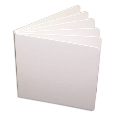 ASHLEY PRODUCTIONS Blank Chunky Thick Pages Book,White