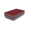 Lighthouse - VOLTERRA Coin Display Case for 2 QUADRUM Snaplocks 2x2 Coin Holders with a Mahogany Wood-Grain Finish view 2