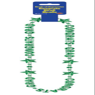 Congrats Grad Beads-Of-Expression 36in - Green