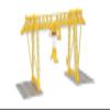 Kibri H0 DEMAG Container Crane view 1
