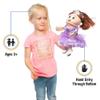 14" Princess, Peach Girl, Hand Puppet view 2