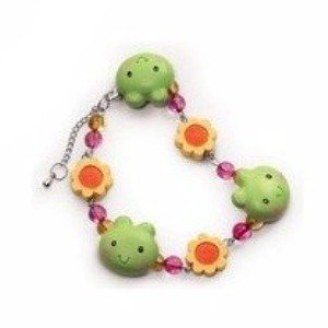 Charming Egg-Cessories Bracelet - Frogs