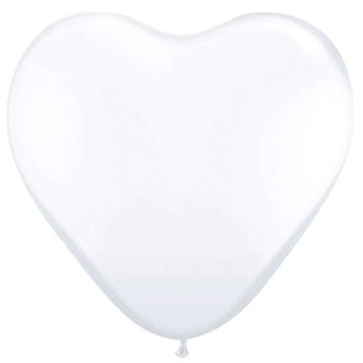 Folat B.V. WIT 8ST - HART BALLONNEN