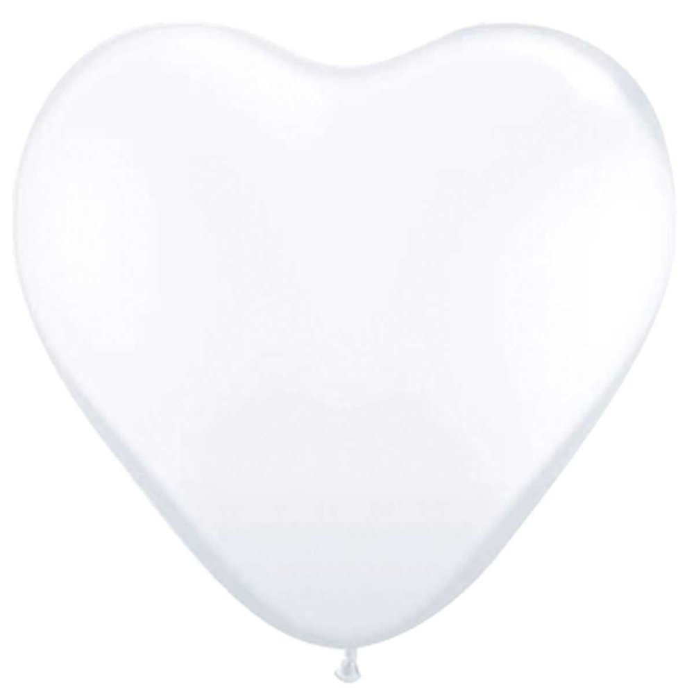 Folat B.V. WIT 8ST - HART BALLONNEN