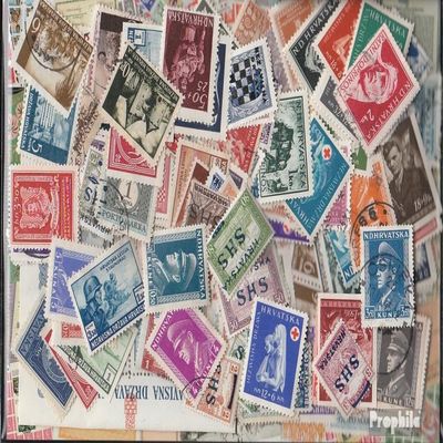 Croatia 200 Various Stamps from 1991 (Stamps for Collectors)