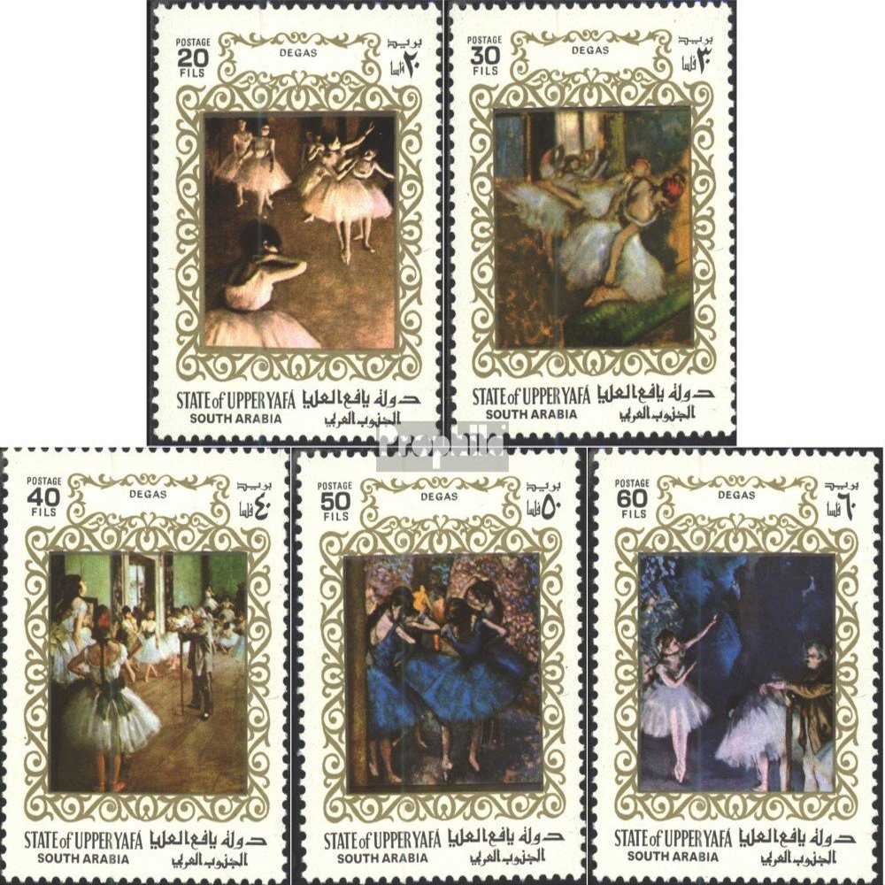 Aden - Upper Yafa 56A-60A (Complete.Issue.) unmounted Mint/Never hinged ** MNH 1967 Paintings - Ballet Scenes (Stamps for Collectors) Painting