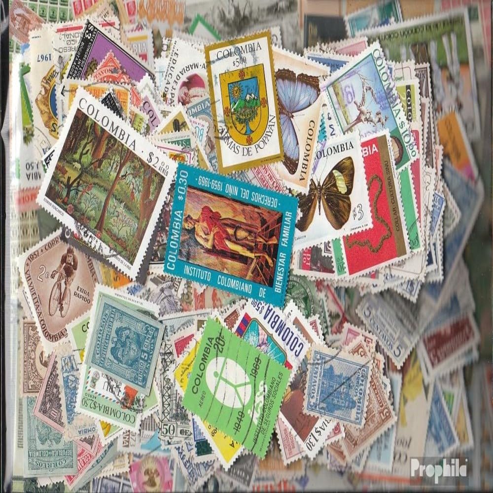 Colombia 500 Various Stamps (Stamps for Collectors)