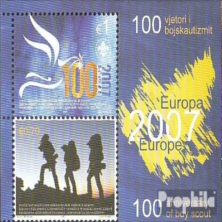 Kosovo block6 (Complete.Issue.) unmounted Mint/Never hinged ** MNH 2007 Scouts (Stamps for Collectors) Rotary/Lions/Freemason/Pathfinder