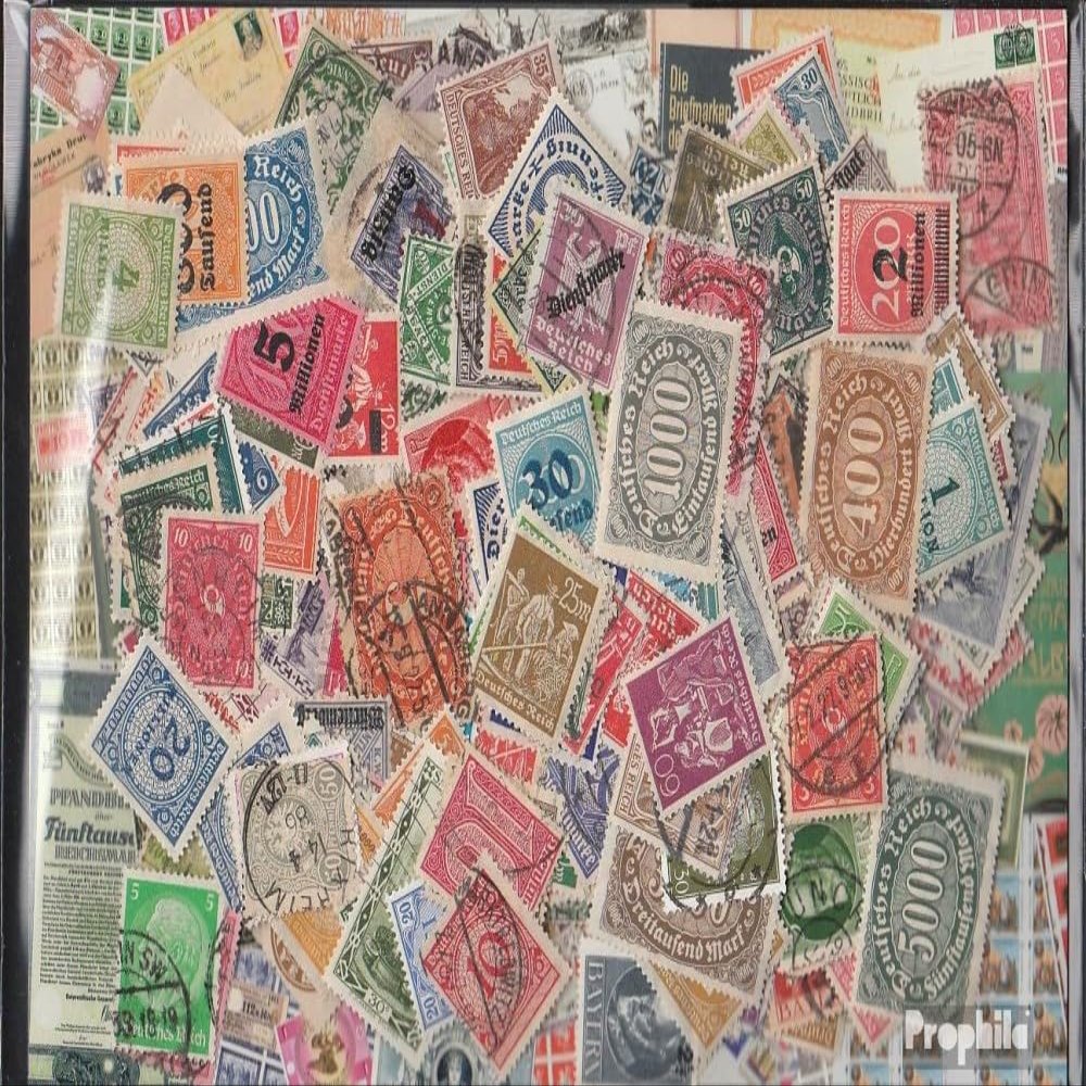 Prophila Collection German Empire 400 Various Stamps Out The Years 1872 Until 1932 with in Addition to Areas (Stamps for Collectors)