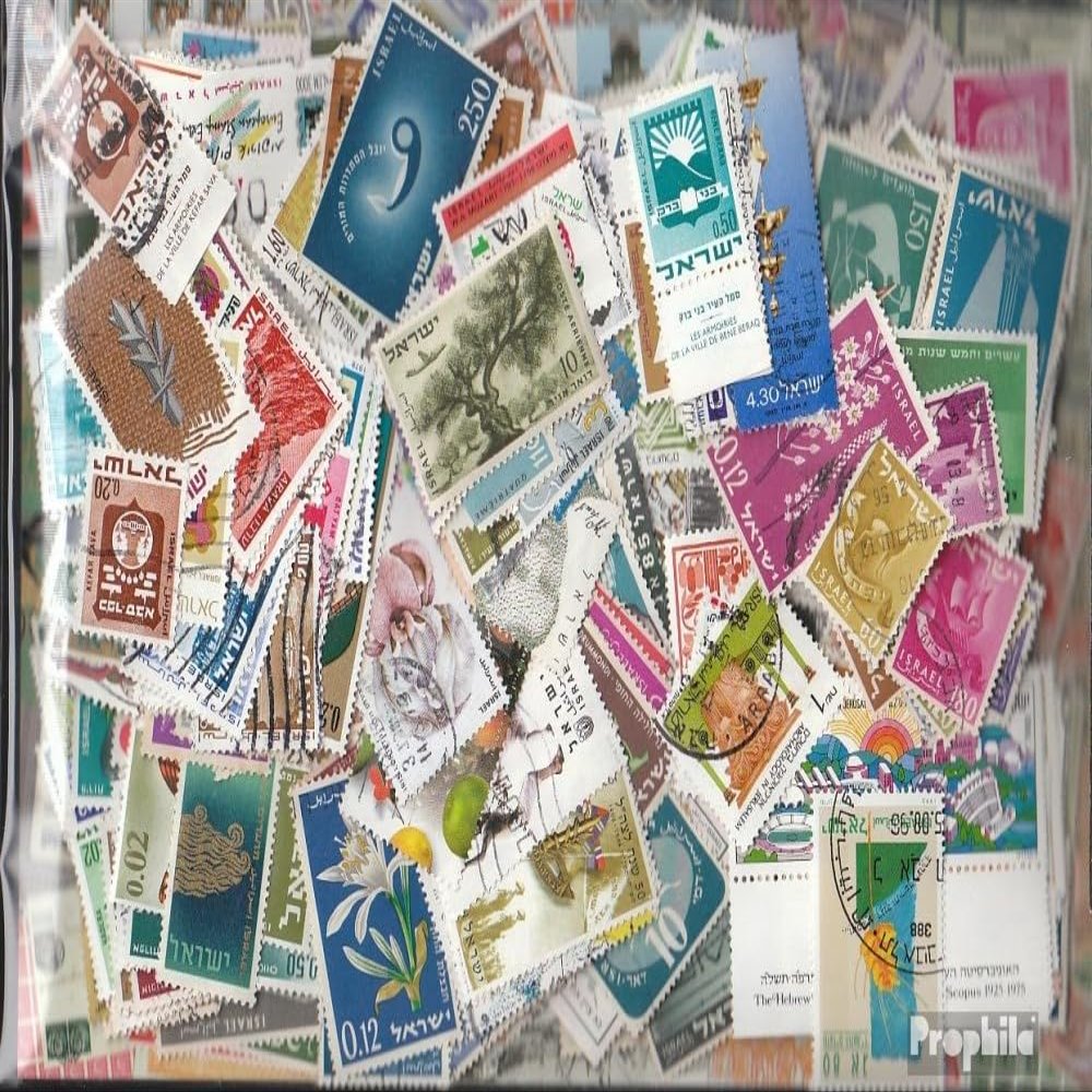 Prophila Collection Israel 500 Various Stamps (Stamps for Collectors)