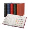 LINDNER Das Original Stockbook Elegant, Blue, Padded, 60 White Pages, glassine Strips, 9,05x12,00 inches view 3