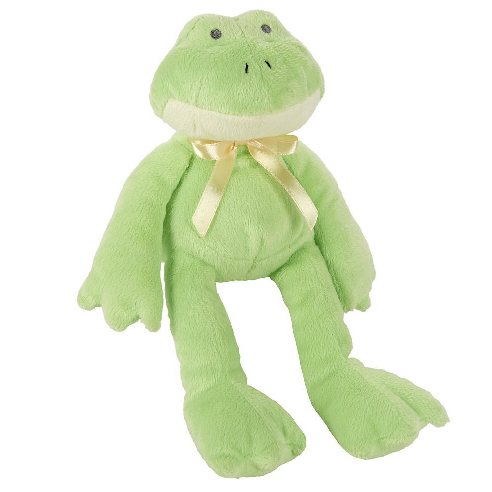 Animal Alley 10 inch Floppy Farm Animals Frog - Green