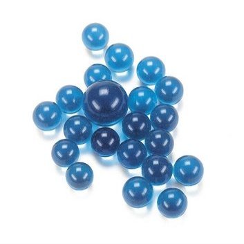 Murmel Collection 14991 - Glass Marble Crystal, Light Blue