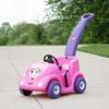 Step2 Push Around Buggy Kids Push Car, Ride On Toy, Stroller Substitute, Includes Seat Belt & Horn, Made of Durable Plastic, Max Weight 50 lbs., For Toddlers 1.5-4 Years Old, Pink view 4
