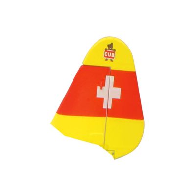 Jamara 166938 Side Rudder for Piper J-3 EP-Por Helicopter, Multi Color