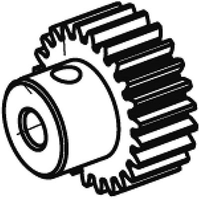 Jamara Jamara505126 3.17 mm Motor Gear for 22Z 48DP Tiger BL Monster Truck