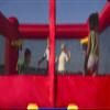 Blast Zone Double Play - Inflatable Dual Hoops Bounce House with Blower - Premium Quality - Holds 7 Kids - Safe and Clean view 4