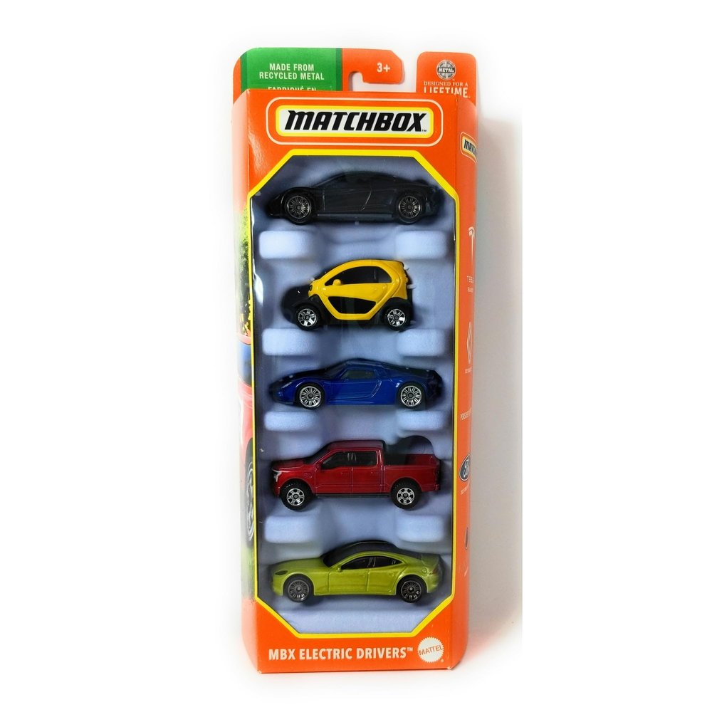 Matchbox 5-Pack MBX Electric Drivers HVT60