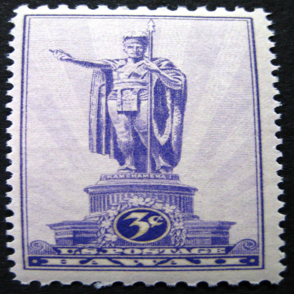 Single $.03 Cent US Postage Stamps, Statue of Kamehameha I, 1937, S#799