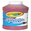 16 Pack CRAYOLA LLC FORMERLY BINNEY & SMITH CRAYOLA WASHABLE PAINT 16 OZ RED view 1