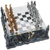 15" Dragon 3D Chess Set, Bronze & Silver Color, 2 Players view 4
