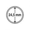 Leuchtturm 10 x Gold or Silver Coin Caps 14-62 mm 24.5 mm view 2