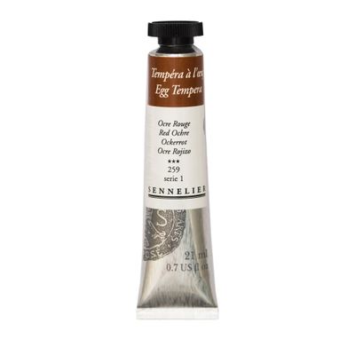 Sennelier Tempera Paint, 21ml, Red Ochre S1