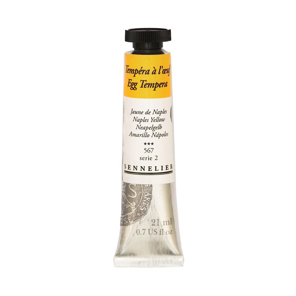 Sennelier Tempera Paint, 21ml, Naples Yellow Hue S2