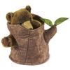 Folkmanis Bear in Tree Stump Hand Puppet, Brown, 1 EA view 2