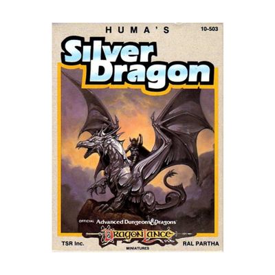 Advanced Dungeons and Dragons Dragonlance Huma's Silver Dragon