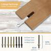 WE Games Cribbage Board Game Set, Travel Cribbage with Card Storage and Metal Pegs, Unique Dark Stained 3 Track Board, Classic Wooden Board Game, Coffee Table Board Games for Adults and Families view 3