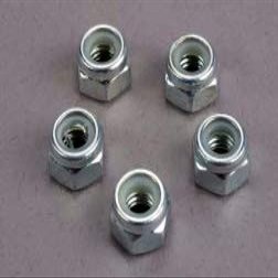 Traxxas TRA6081 Nuts, 6mm nylon locking (wheel nuts 1/6 and 1/5 scale) (5)