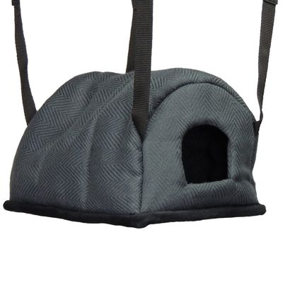 Little Friends Cuddle Up Rat Chinchilla Recycled Eco Igloo: Grey Weave