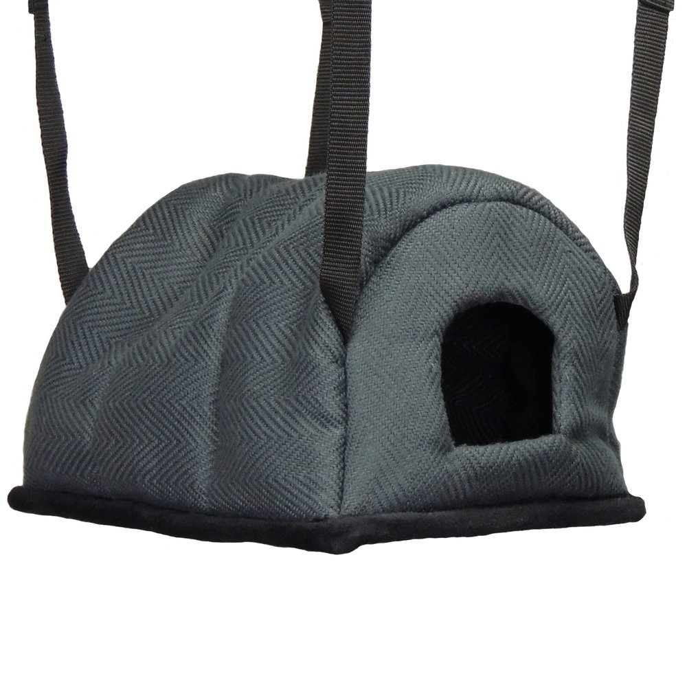 Little Friends Cuddle Up Rat Chinchilla Recycled Eco Igloo: Grey Weave