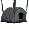Little Friends Cuddle Up Rat Chinchilla Recycled Eco Igloo: Grey Weave view 1