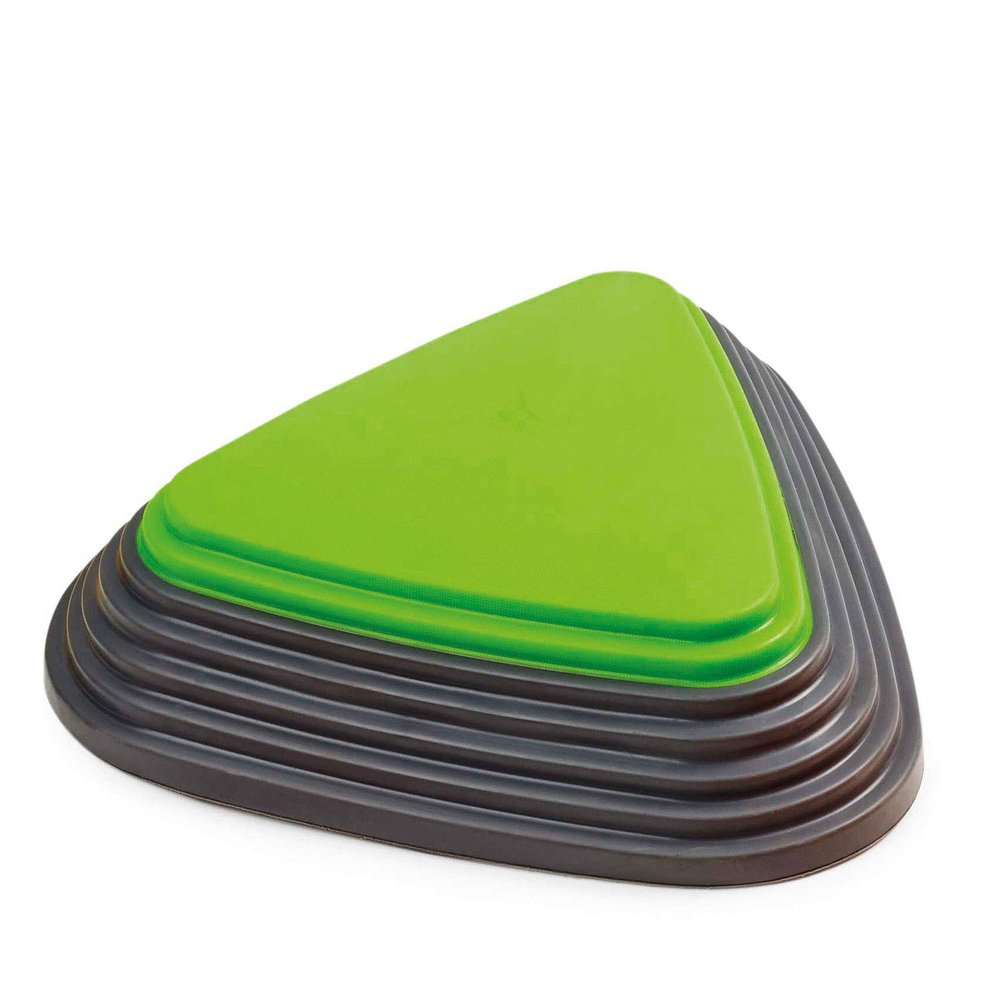 GONGE Bouncing River Stepping Stone - Motor Skills Activity for Toddlers and Kids. Non-Slip Rubber Edges For Safe Active Play with Original Quality Design for Indoor/Outdoor - Green