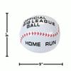 Fun Express Inflatable Baseballs - Set of 12 - Sports Beach Ball Toys and Party Supplies view 2